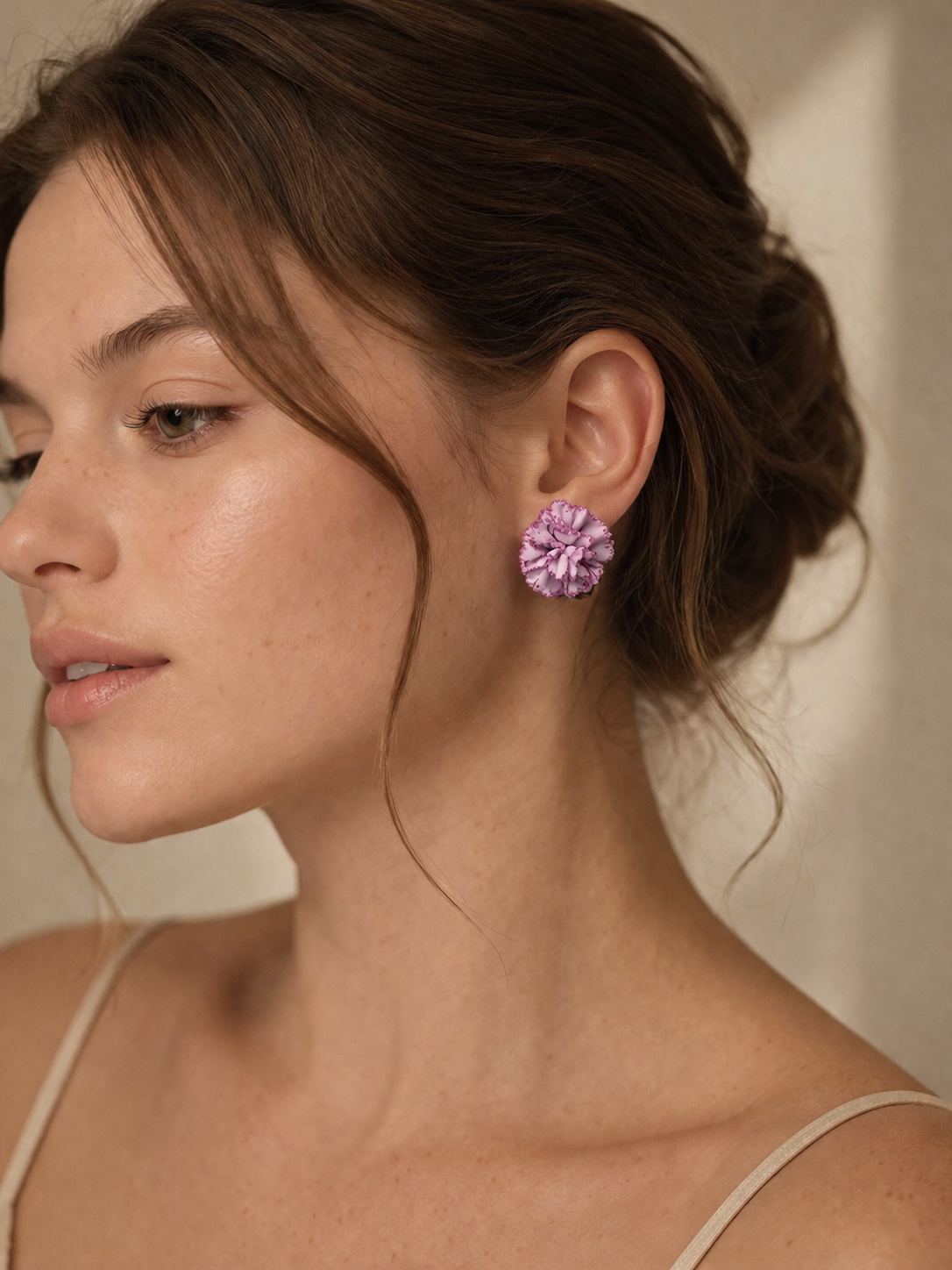 Clavel bicolor lila mini